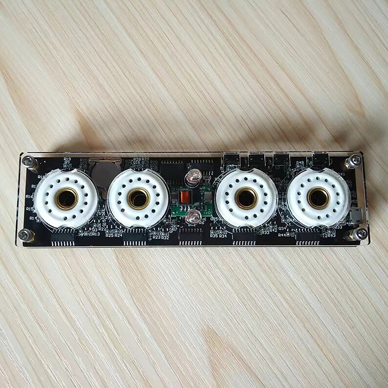 Nixie Tube Clock Base, 4inone Nixie Clock Base, Suitable for QS301