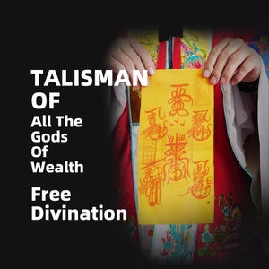 Mantra for wealth, talismans, amulets, lucky charms, good fortune charms, amulet necklaces, witchcraft, Taoist amulets