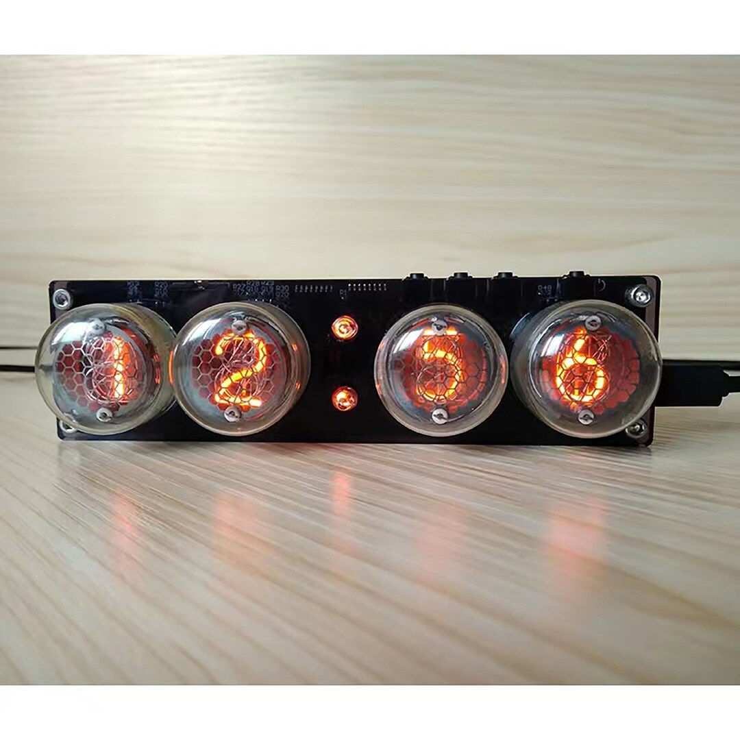 Nixie Tube Clock Base, 4inone Nixie Clock Base, Suitable for QS301