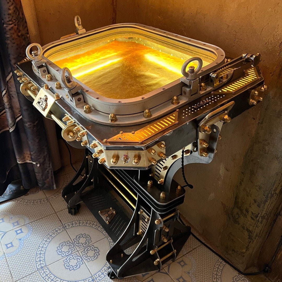 Heavy Metal Industrial Style Jewelry Showcase. Original Design Etsy