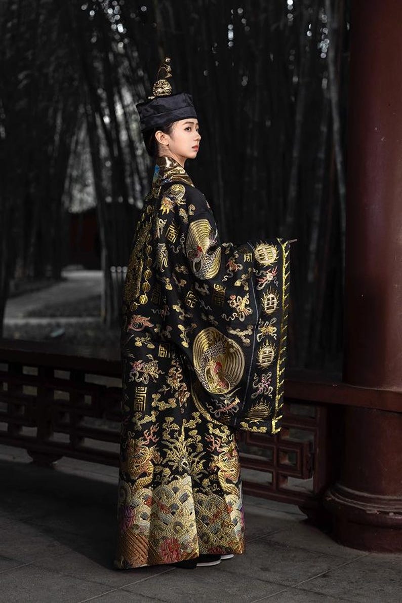 Restore Version Nine Crane Method Robe Taoist High Official Jiangnan ...