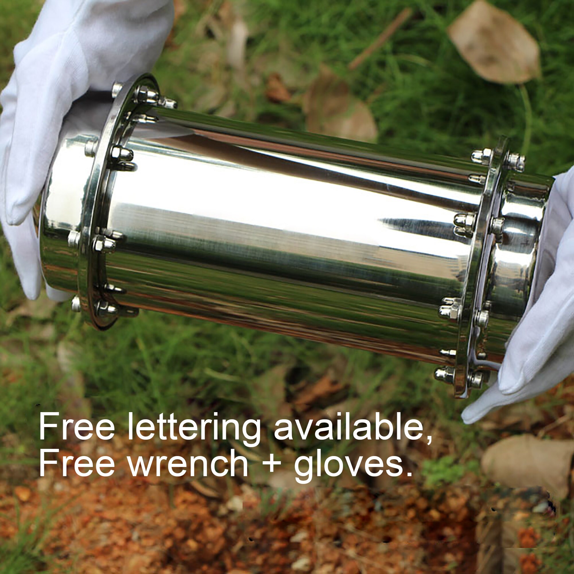 Time Capsule stainless Steel Time Capsule Time Capsule Sealed Jar, Birthday/event/graduation