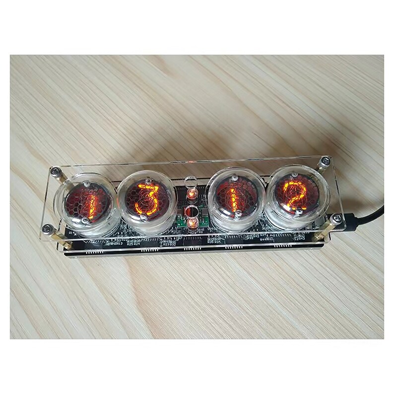 Nixie Tube Clock Base, 4inone Nixie Clock Base, Suitable for QS301