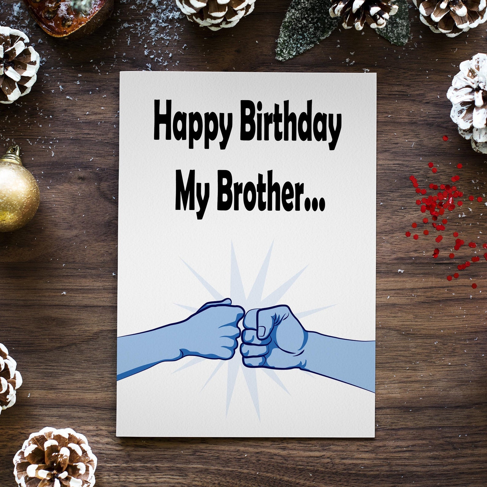 Druckbare DIGITALE GEBURTSTAGSkarten Bruder Birthay Karten  Etsy