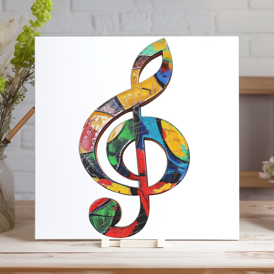 Treble Clef Music Card Thank You Card Music Teacher Congratulations ...