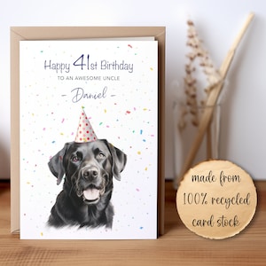 Labrador Birthday Card | A Card For Dog Lovers! | Dog Card | Cute Gift | Dog Birthday Party | A6 Greeting Card