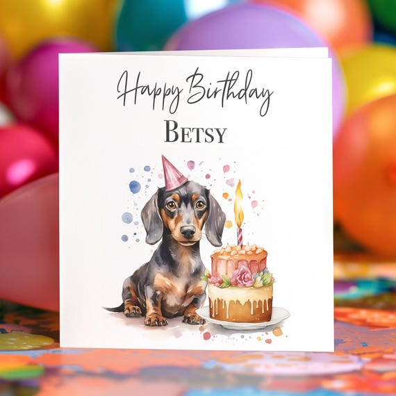 Cute Corgi Dog Happy Birthday Card - Perfect For Dog Lovers - Ideal Birthday Card...