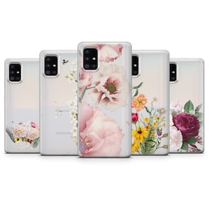 A50 S20 Ultra K12 S10 Lite S20 A40 Flower Phone Case Nature Gel Cover for Samsung A51
