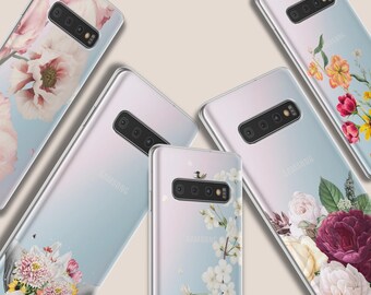 Colorful Spring Samsung Case – Floral Bouquet Aesthetic Gel Cover for Galaxy A40, A50, A51, S20, S21 A4
