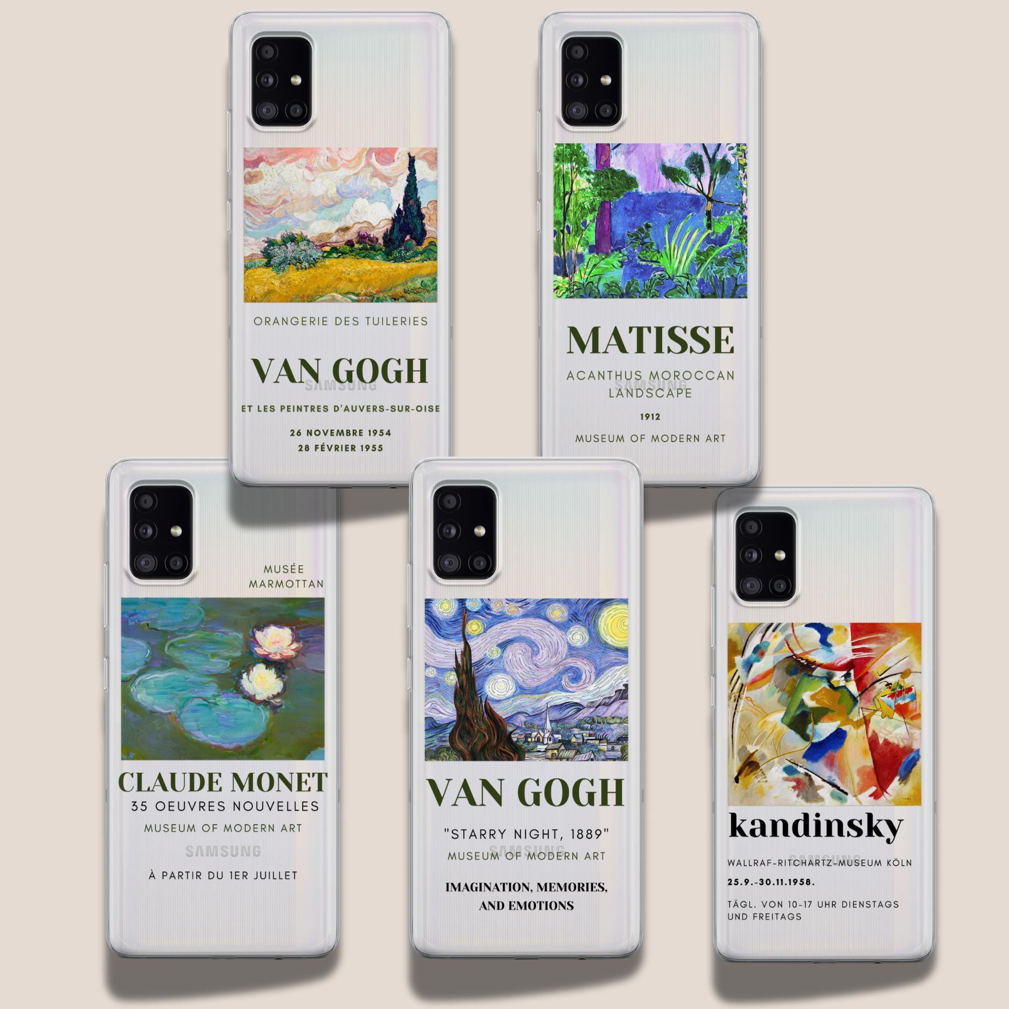 Art Samsung Case – Famous Painting Aesthetic Cover for Galaxy A40, A50, A51, S20, S21 B10