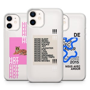 Art Aesthetic Colorful Phone Case Pinterest Pastel Design Gel Cover Fits for iPhone 12 Pro/Max, 12 Mini, 7/8/SE, X/Xs, Xr, 11/Pro D8