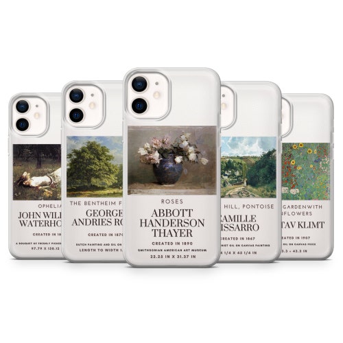 Painting Phone Case Famous Art Cover for Iphone 12 Pro/max 12 Etsy