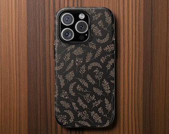 Floral Phone Case, MagSafe Botanical iPhone 17 Pro Max Case, Wildflower S26 Ultra Cover