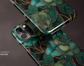 Stained Glass Phone Case iPhone 17 Pro Max Mosaic, MagSafe Compatible, S26 Ultra Case