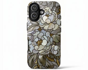 Telefoonhoesje met gebrandschilderd glas, MagSafe iPhone 17 Pro Max-hoesje, S26 Ultra-hoesje