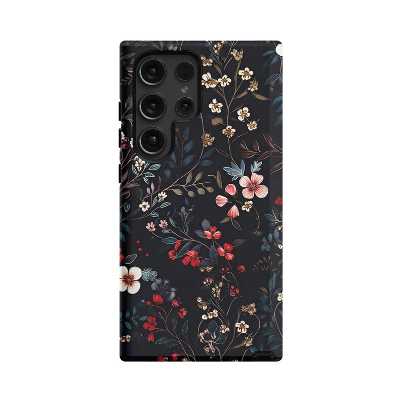 Dark Academia S26 Ultra Case, Floral Phone Case, S25, S24, S23, S22, S21 image 2