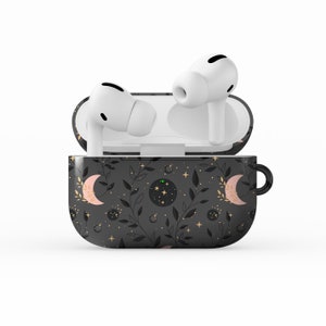 MOON Celestial AirPods Case Gen 1 2 Pro Gift for Her, AirPods Case 2nd Generation, Cute Airpods Case