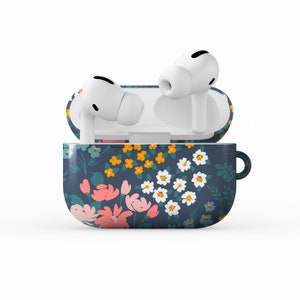 Cute AirPods Case Gen 1 2 Pro Gift for Her Aesthetic Wildflower, AirPods Case 2nd Generation, Cute Airpods Case