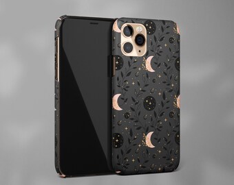 Månskal för mobiler Celestial Floral iPhone 17 Pro Max-skal S26 Ultra & Pixel Gåva