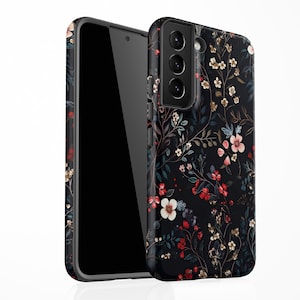 Dark Academia S26 Ultra Case, Floral Phone Case, S25, S24, S23, S22, S21 image 4