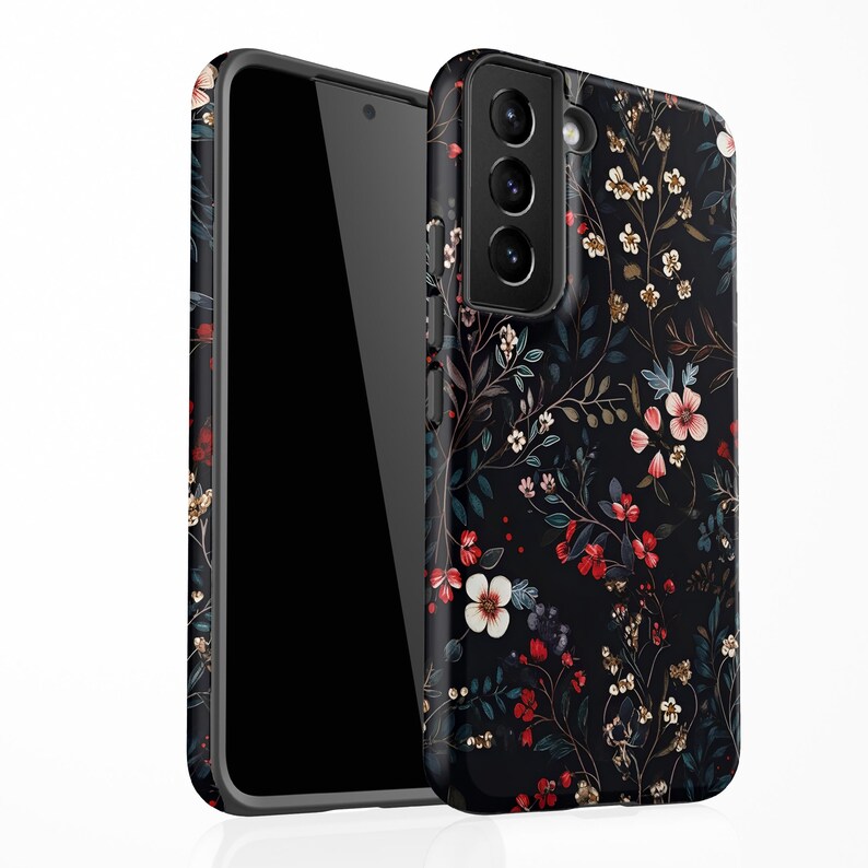Dark Academia S26 Ultra Case, Floral Phone Case, S25, S24, S23, S22, S21 image 4