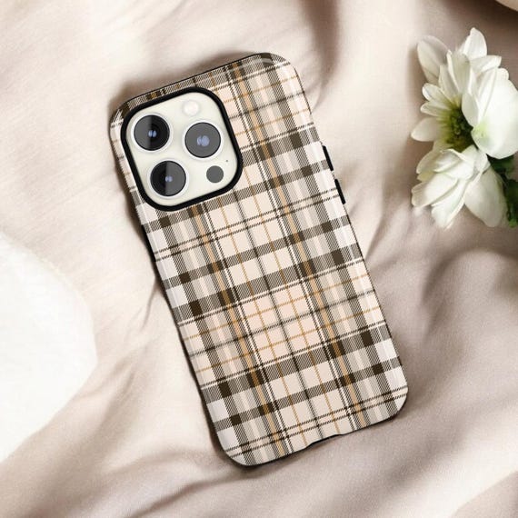 Classic Plaid Phone Case iPhone 16 15 14 13 Pro Max, Galaxy S24 S23 S22 S21 Plus Ultra Case