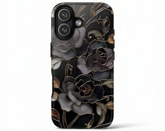 Funda para teléfono con diseño de vidrieras de estilo Dark Academia MagSafe para iPhone 17 Pro Max S26 Ultra