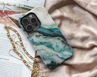 Marble Phone Case, Abstract iPhone 17 Pro Max Case, S26 Ultra Pixel Gift