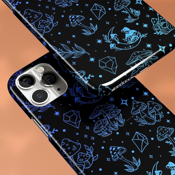 Funda para iPhone con diseño de seta de bruja para iPhone 16 15 14 13 12 11 Pro Max, S24 S23 S22 Plus Ultra y iPhone X XR.