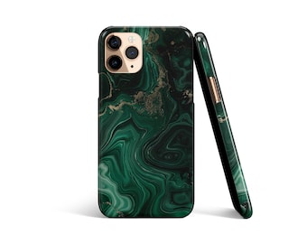 GREEN Marble iPhone 15 14 13 12 11 Pro Max, Liquid Galaxy S23 S22 Plus Ultra, iPhone X XR XS Max Case