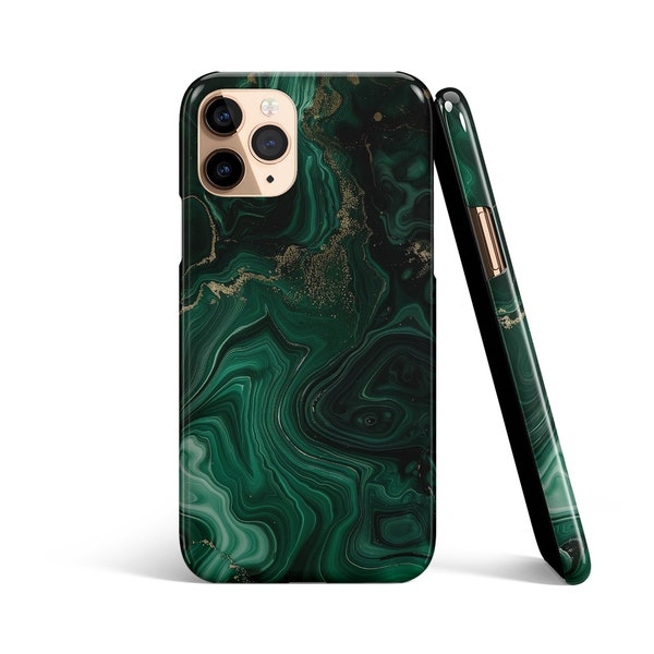 GREEN Marble iPhone 15 14 13 12 11 Pro Max, Liquid Galaxy S23 S22 Plus Ultra, iPhone X XR XS Max Case