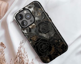 Mosaic Phone Case, Floral Stained Glass iPhone 17 Pro Max Case, S26 Ultra Cover