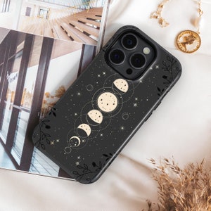 Iphone Rx Fake Moon Moon Phases Celestial iPhone 14 13 12 11 Pro Max Case iPhone X XR XS ...
