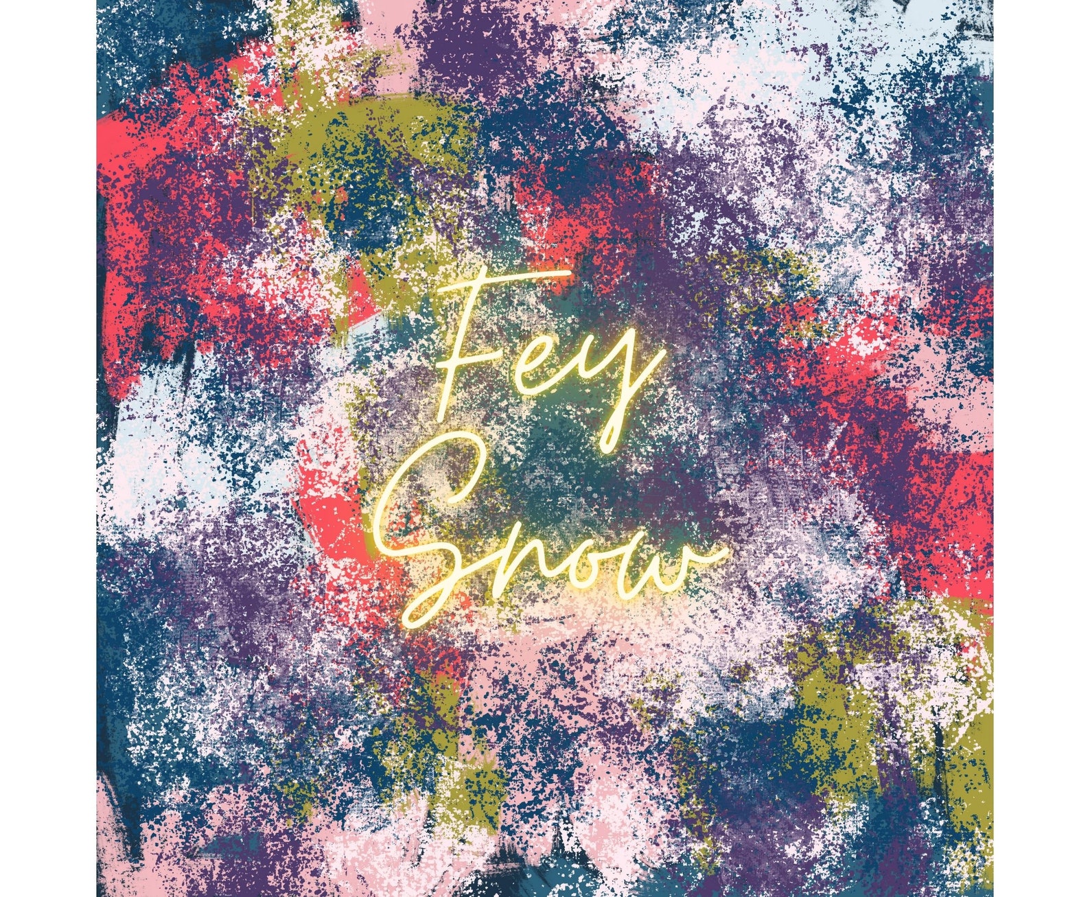 Mist Abstract Art 5 Digital Papers, Colorful Pattern Background ...