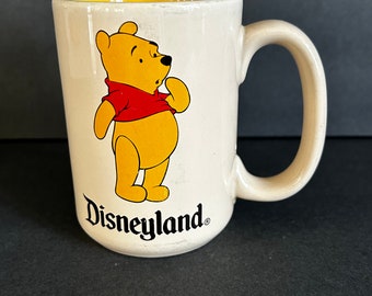 Vintage Winnie the Pooh Disneyland Tall Mug