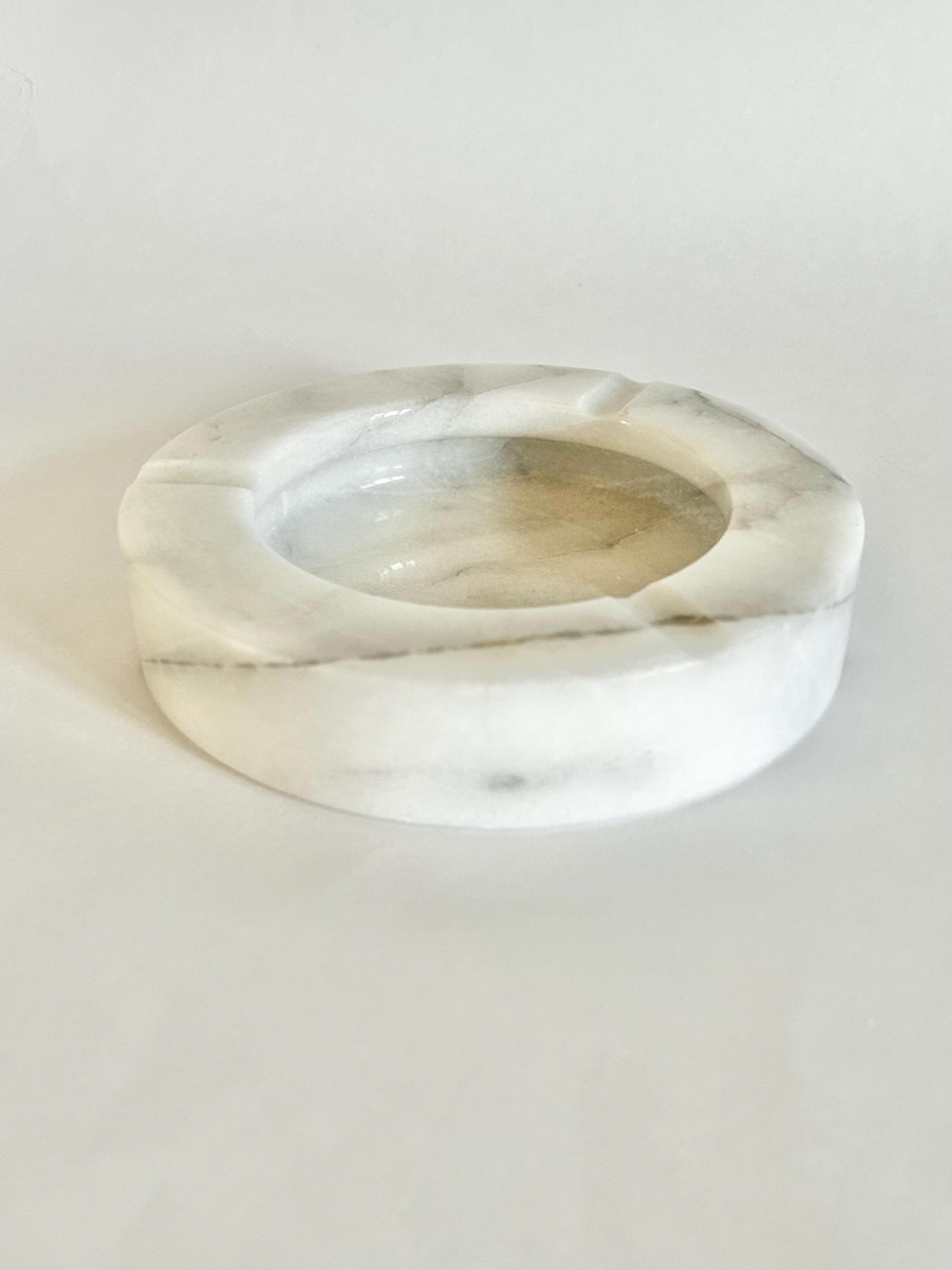 Vintage Marble Ashtray - Etsy