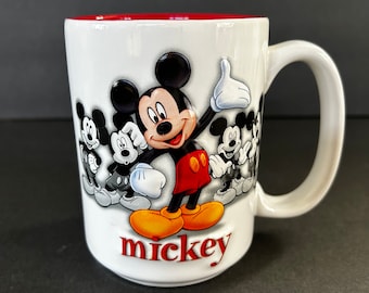 Vintage Mickey Mouse Disneyland 3D Mug