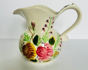 Southern Potteries Inc. Sally Pitcher in Ida Rose Pattern - 1930's 1940's