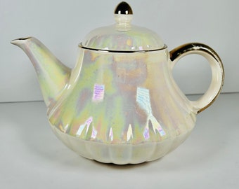 Vintage Heatmaster England Opalescent Lusterware Teapot