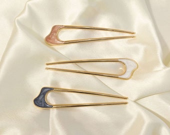 Set of 3 Hair Pins | Thick Hair Pin| Large Hair Clip | Bun Pin | Durable hair pin | Bridesmaid Gift | Hair accessories | Large Hair Pin