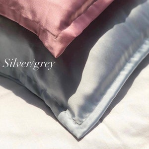 Pure Mulberry Pillowcases 100% Mulberry Silk Pillowcases Envelope Style 22 Momme Silk Gifts Idea Haircare image 2