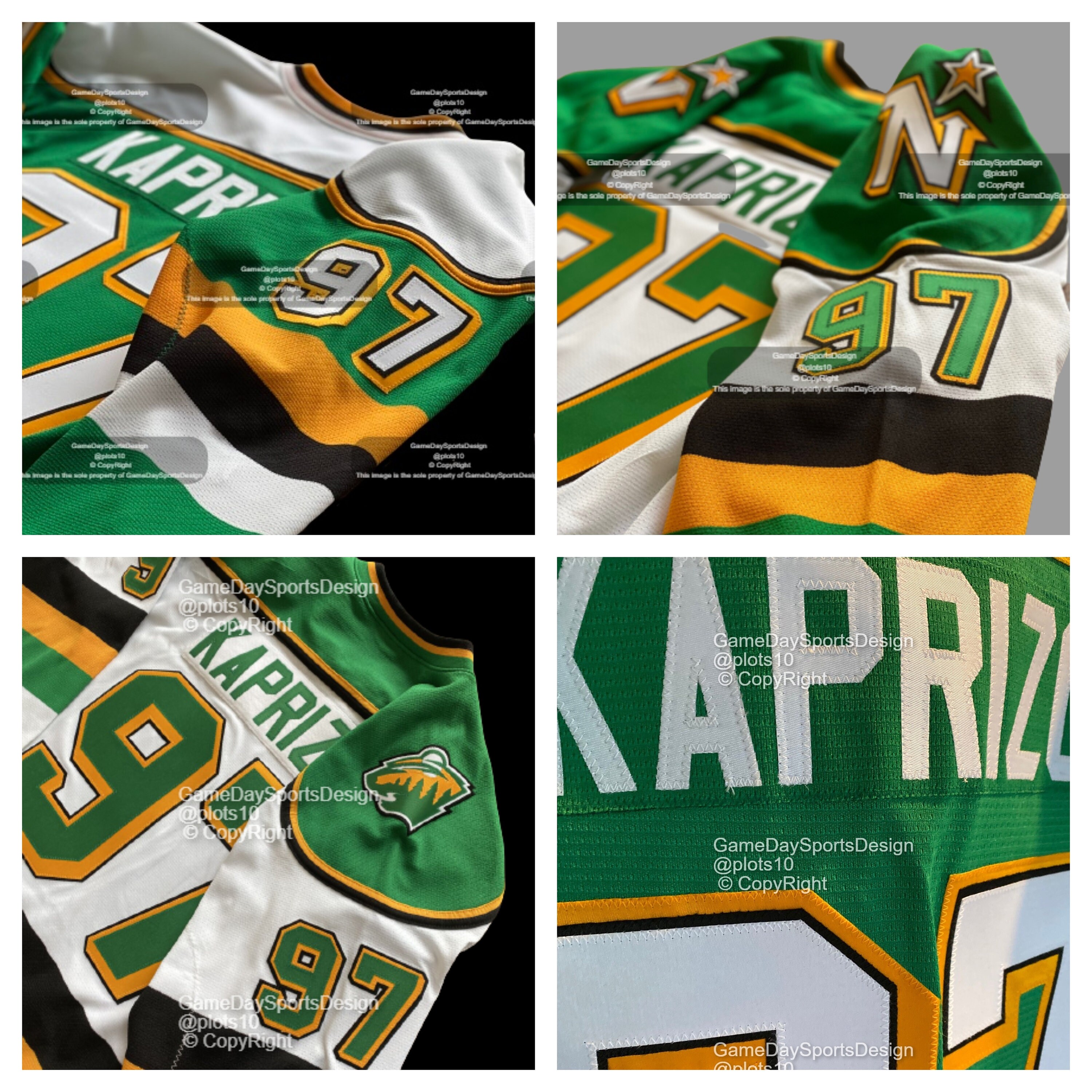 Minnesota Wild/north Stars/fighting Saints Concept Hockey Jersey