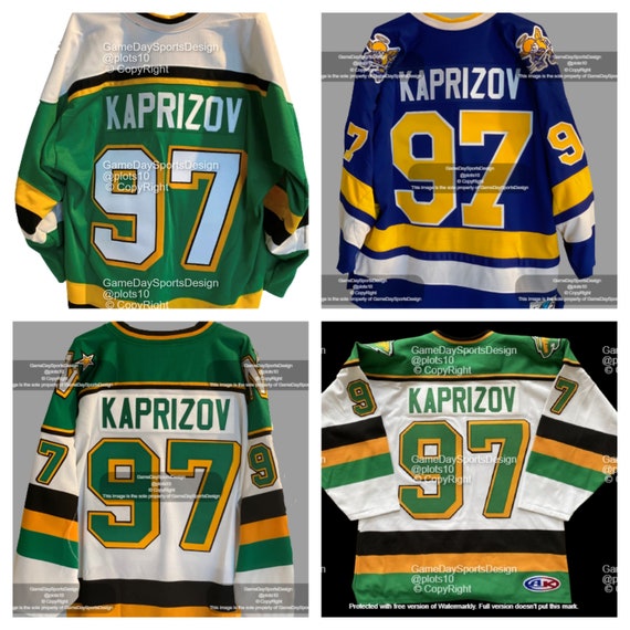 Kirill KAPRIZOV Signed Minnesota Wild Reverse Retro HAND PAINTED 1/1 Pro  Jersey