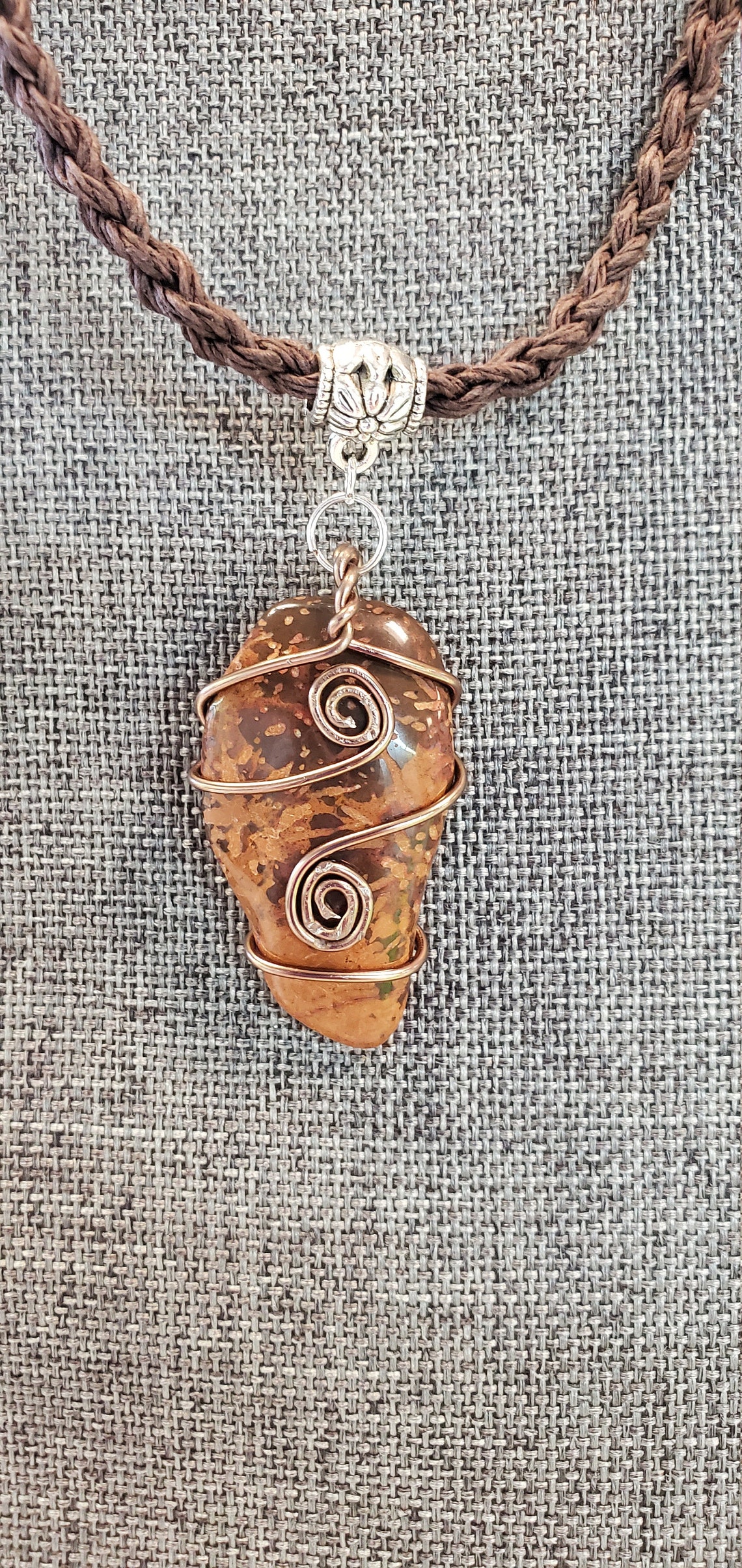 Handmade healing stone necklace Etsy