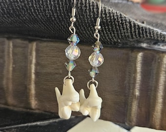 Coyote Molar Drop Earrings