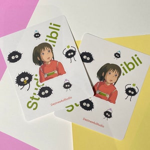 Studio Ghibli Stickers / Spirited Away / Soot Sprite / Planificador / Diario / Álbum de recortes