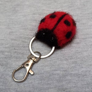 Handmade Ladybird keyrings