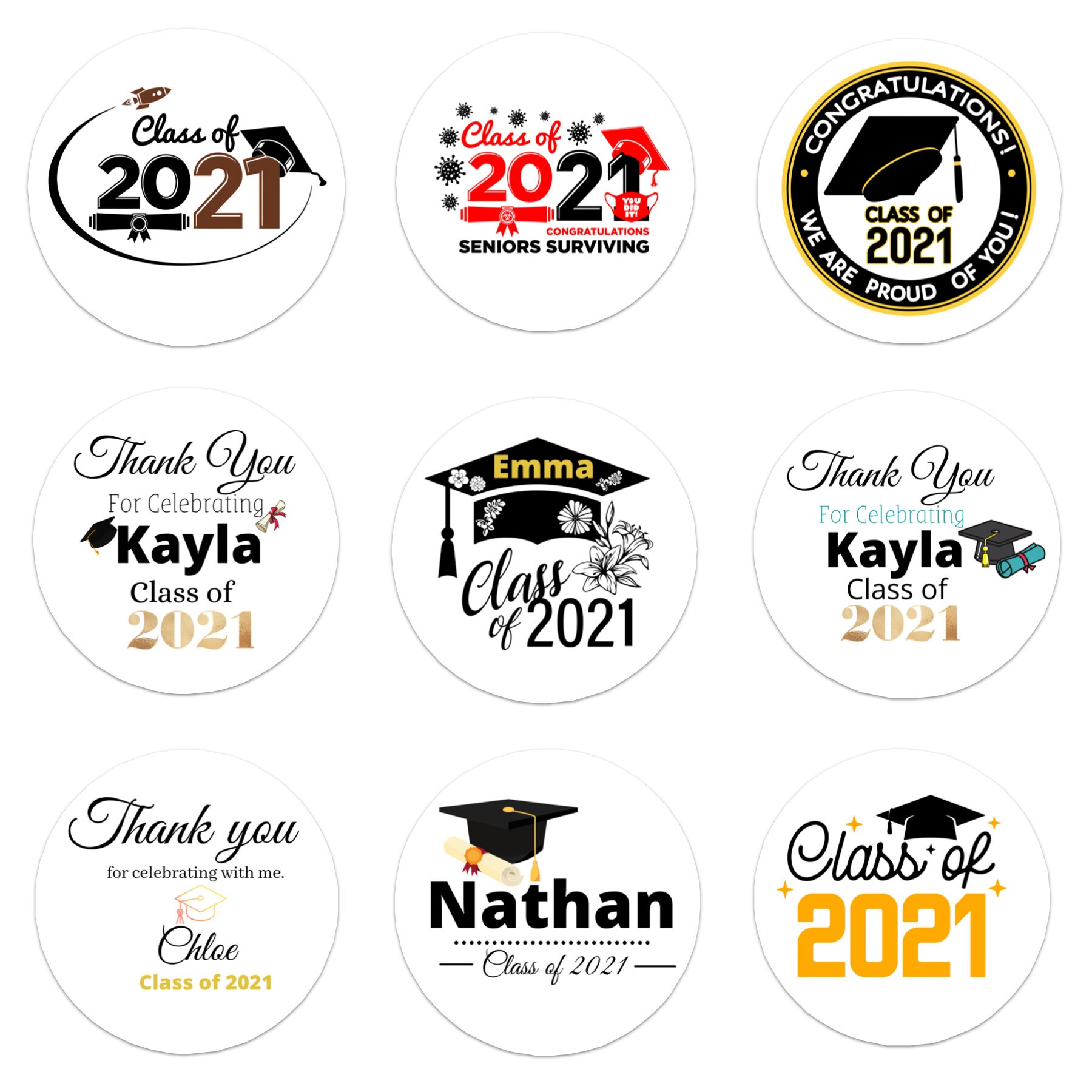 Printable Graduation Stickers Printable Templates
