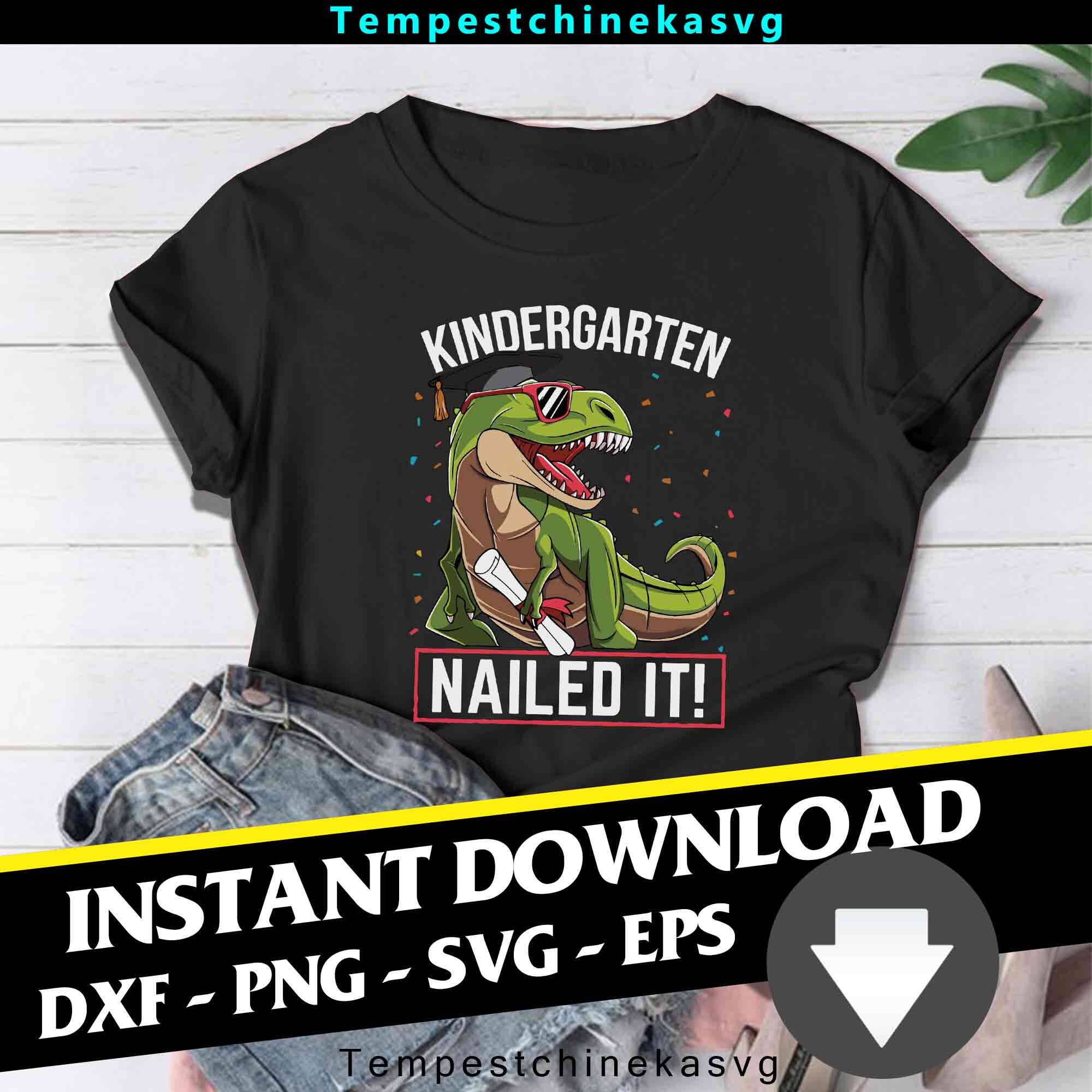 Download Dinosaur T-Rex Kindergarten Graduation Svg Graduation svg ...