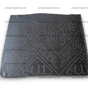 Kiswa originale della Kaaba - Tessuto nero certificato della Kaaba